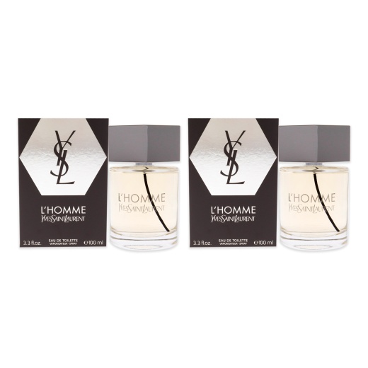 Lhomme By Yves Saint Laurent For Men - 3.3 Oz Edt Spray - Pack Of 2