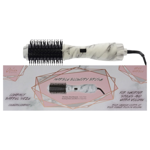 Blowdry Brush - Grey Marble By Aria Beauty For Women - 1 Pc Brush