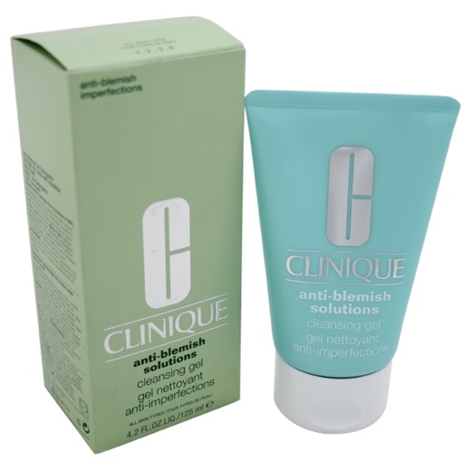 Clinique Anti-Blemish Solutions Cleansing Gel - 4.2 Oz Gel for All Skin Types