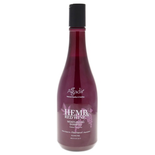Agadir Hemp And Red Wine Moisturizing Shampoo - Unisex 14.5 Oz