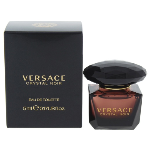 Versace Crystal Noir 5ml EDT Splash for Women - Luxurious Perfume
