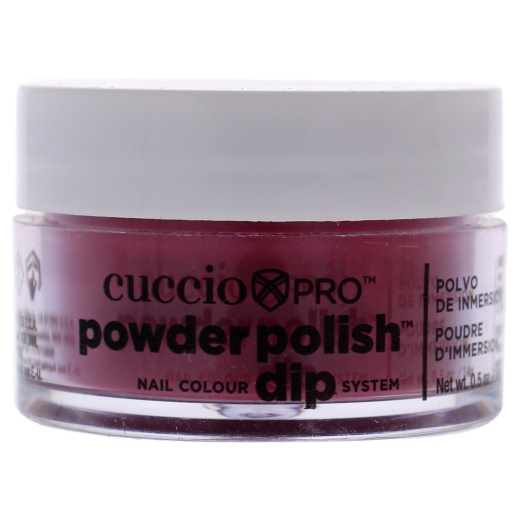 Cuccio Colour Pro Powder Polish Nail Colour Dip System - Fuchsia With Rainbow Mica