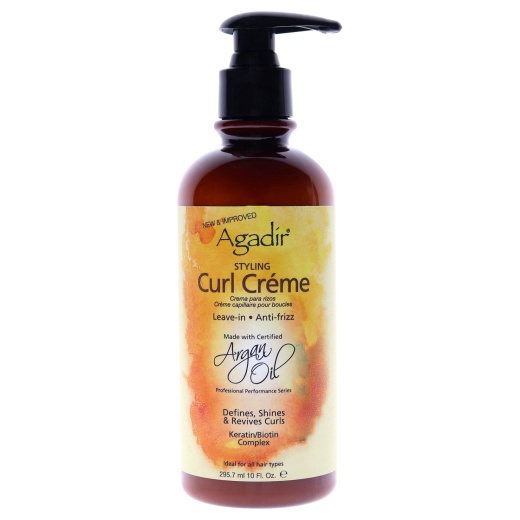 Argan Oil Styling Curl Creme by Agadir - 10 Oz Cream for Unisex