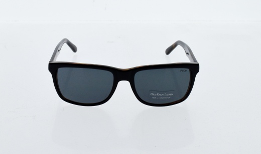 Polo Ralph Lauren PH 4098 5260-87 Black-Grey Sunglasses for Men - 57-18-145 mm