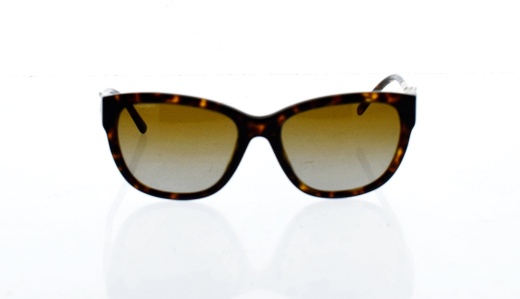 Burberry BE 4203 3002-T5 Dark Havana-Brown Gradient Polarized Sunglasses for Women