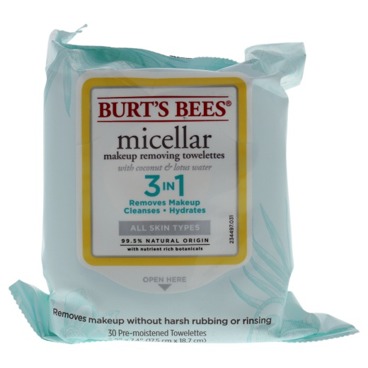 Micellar Makeup Removing Towelettes - Coconut And Lotus Water By Burts Bees