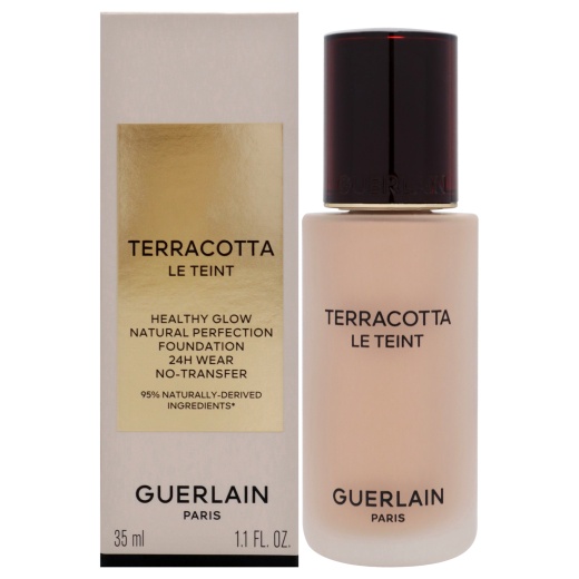 Guerlain Terracotta Le Teint 24H Wear No-Transfer Foundation for Women - 1W Warm