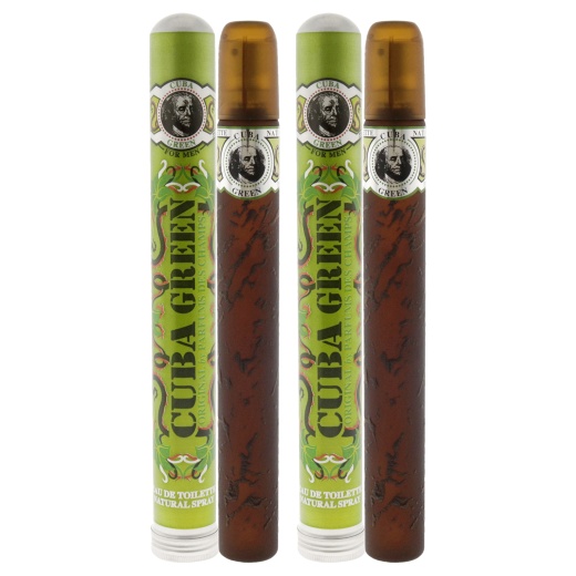 Cuba Green By Cuba For Men - 1.17 Oz Edt Spray - Pack Of 2