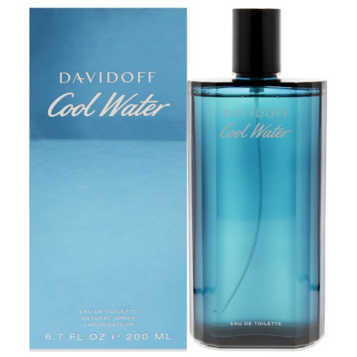 Cool Water By Davidoff For Men - 6.7 Oz Edt Spray