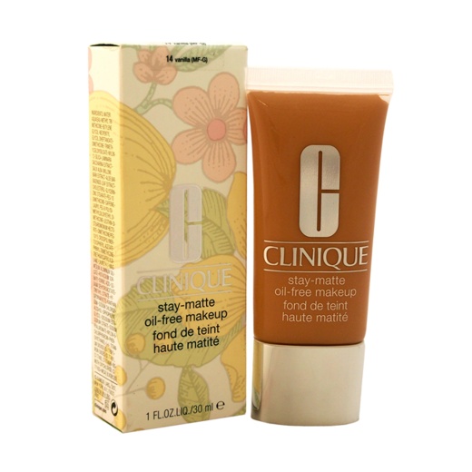 Stay-Matte Oil-Free Makeup - 14 Vanilla (Mf-G) - Dry Combination To Oily By Clinique For Women - 1 Oz Makeup