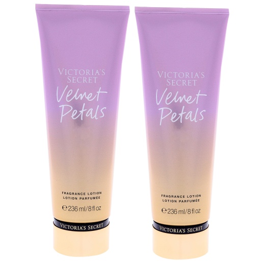 Velvet Petals Fragrance Lotion by Victoria's Secret for Women - 8 Oz Body Lotion - Pack of 2