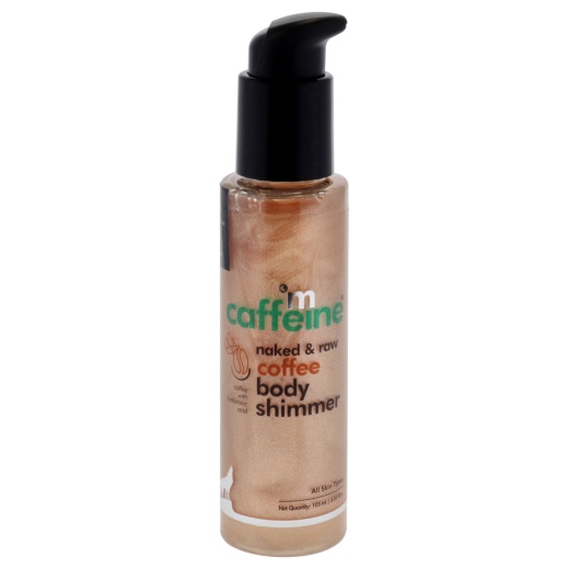 Coffee Body Shimmer - Hyaluronic Acid Serum by Mcaffeine - 3.5 Oz