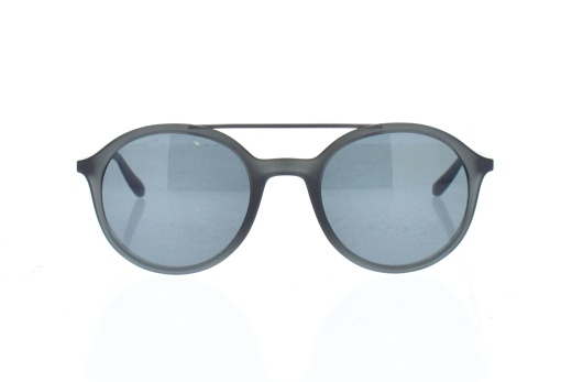Giorgio Armani AR 8077 5483-87 Matte Transparent Grey-Grey Sunglasses for Men