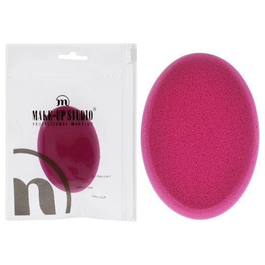 Oval Buffed Sponge Blending - Dark Pink By Make-Up Studio For Women - 1 Pc Sponge