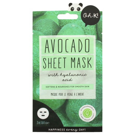 Avocado Sheet Mask - Nourishing Hydration for All Skin Types