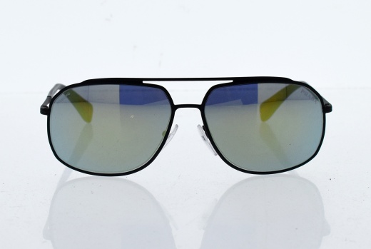 Prada SPS 56R TIG-4J2 Sunglasses for Men - Grey Rubber-Green