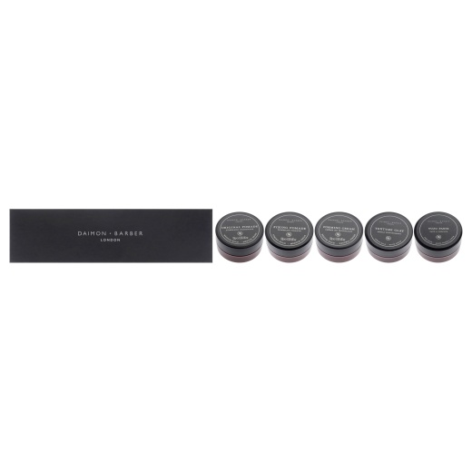 World Traveller Set By Daimon Barber For Men - 5 Pc Hair Styling Sampler Box