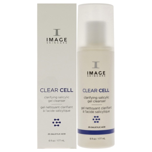 Clear Cell Clarifying Salicylic Gel Cleanser by Image - 6 Oz Unisex Cleanser