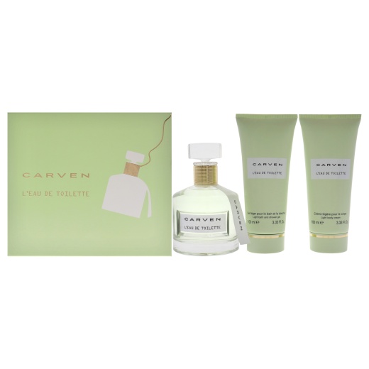 Leau De Toilette By Carven For Women - 3 Pc Gift Set