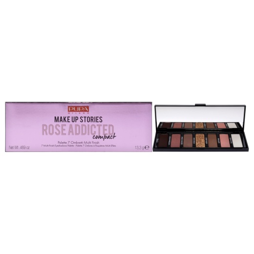Make Up Stories Compact Palette - 004 Rose Addicted By Pupa Milano