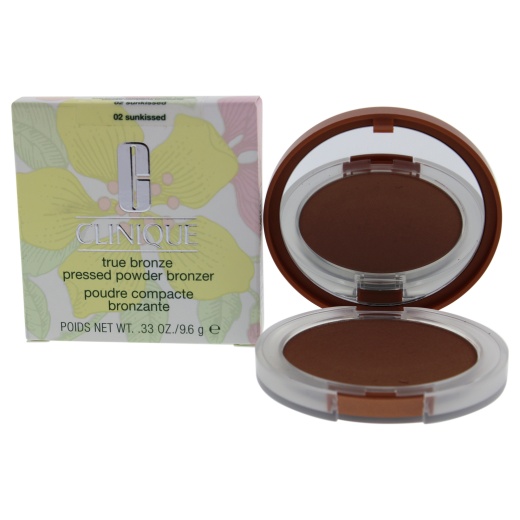True Bronze Pressed Powder Bronzer - 02 Sunkissed By Clinique For Women - 0.33 Oz Powder