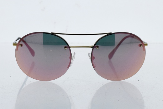 Prada SPS 54R ZVN-5L2 Pale Gold-Grey Rose Gold Unisex Sunglasses