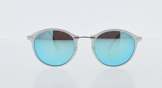 Ray Ban RB 4242 671-55 Lightray Sunglasses - White-Blue Unisex shades