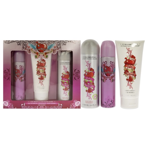 Cuba Heartbreaker By Cuba For Women - 3 Pc Gift Set