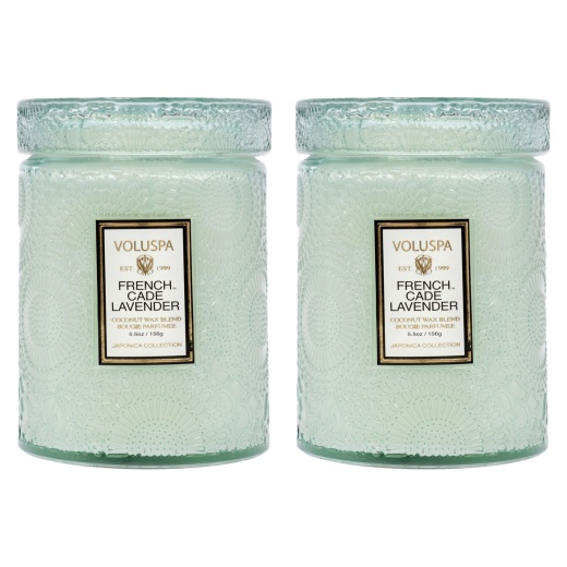 French Cade Lavender - Small Kit by Voluspa - Unisex Candle Set