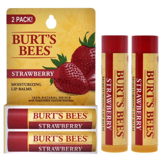 Burt's Bees Lip Balm - Strawberry - 0.15oz