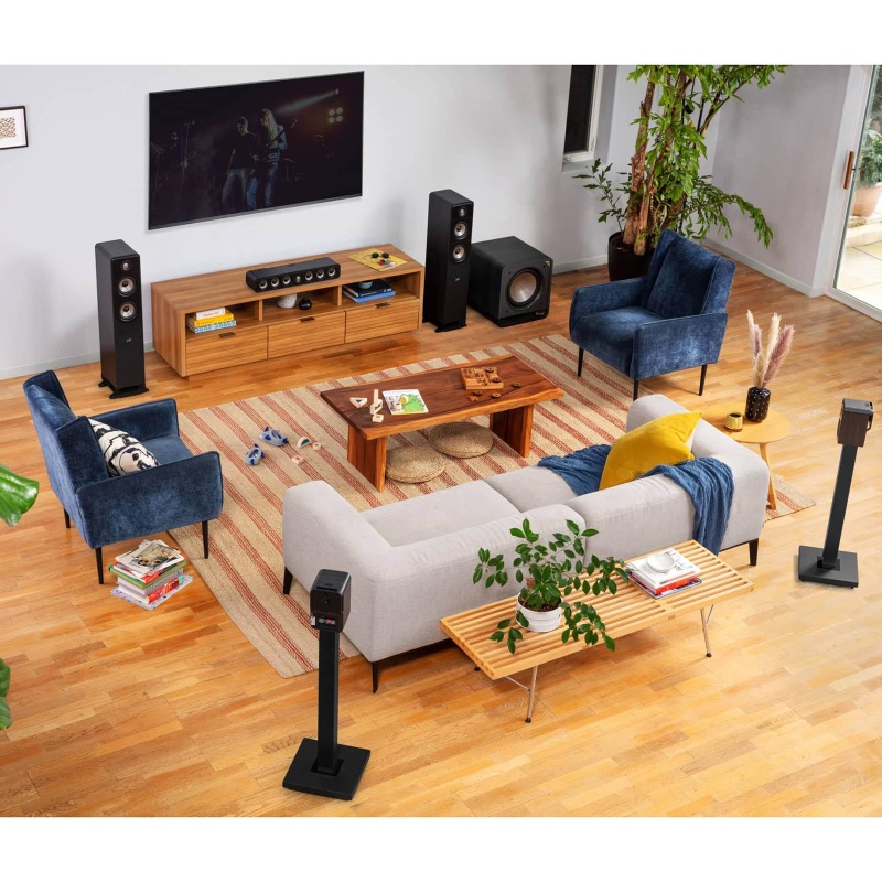 Polk Audio Es10 Black Compact Satellite/Surround Home Theater Speaker Pair