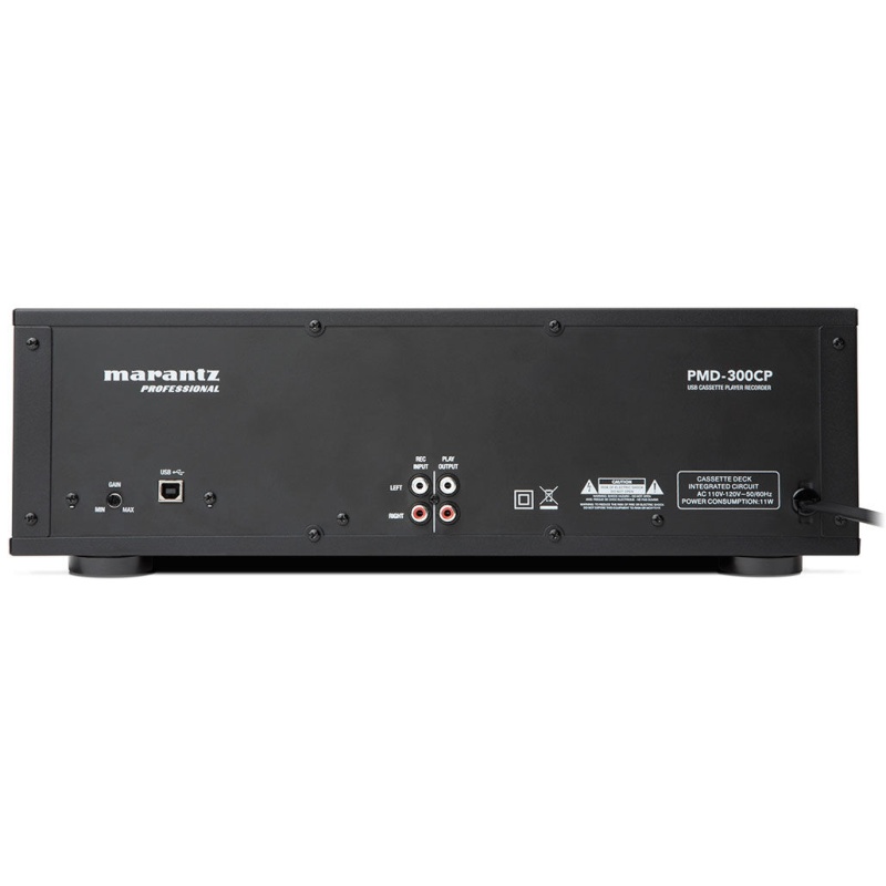 Marantz Pmd-300Cp Rack Mount Dual Cassette Player / Recorder With Usb