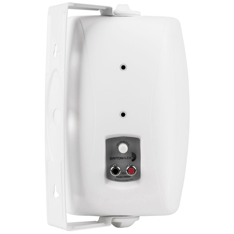 Dayton Audio Io655wt 6-1/2" 2-Way Indoor/Outdoor Speaker Pair White