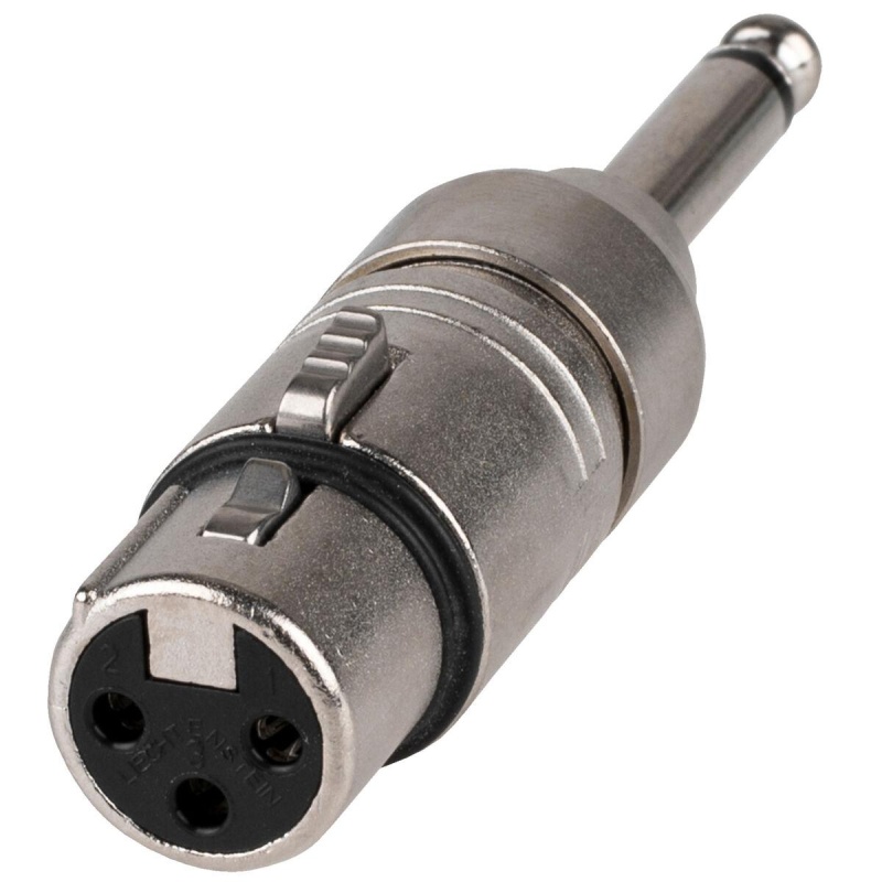 Buy Neutrik NA2FP 3 Pin XLR Female to 1/4 Inch Mono Plug Adapter Online