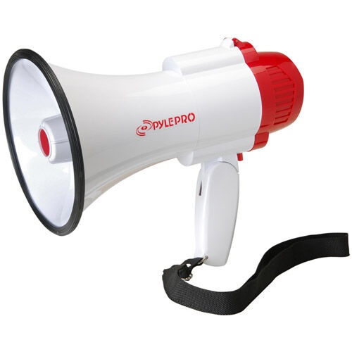 Pyle PMP35R Megaphone Bullhorn with Siren & Voice Recorder
