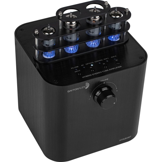 Dayton Audio HTA50BT Hybrid Stereo Tube Amplifier
