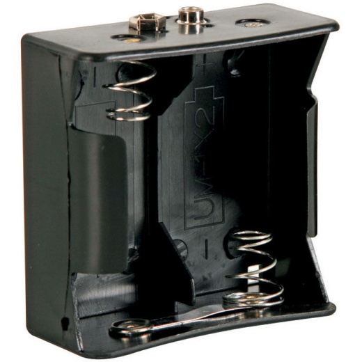 2 D Cell Battery Holder