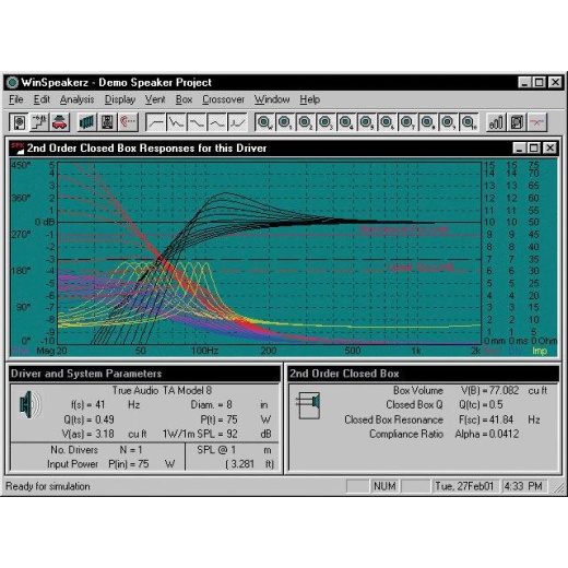 True Audio Winspeakerz Speaker Design Software