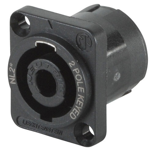 Neutrik NL2MP Speakon Connector 2 Pole Panel Mount
