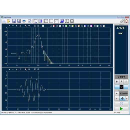 Audiomatica CLIO Pocket Version 3 Personal Acoustic Measurement System
