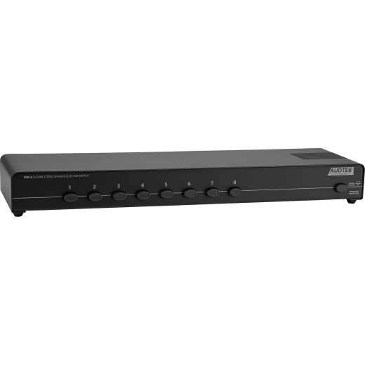 Audtek SSW-8 Speaker Selector Switch - Impedance Matching 1 In 8 Out