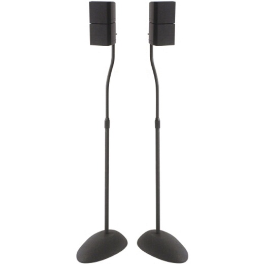 Sanus HTB3-B1 Adjustable Speaker Stand Pair