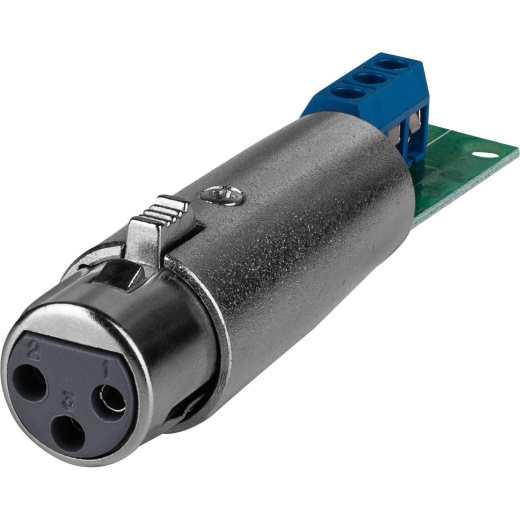 XLR Female to Screw Terminal Adapter
