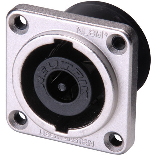 Neutrik NL8MPR Speakon Connector 8 Pole Chassis Mount