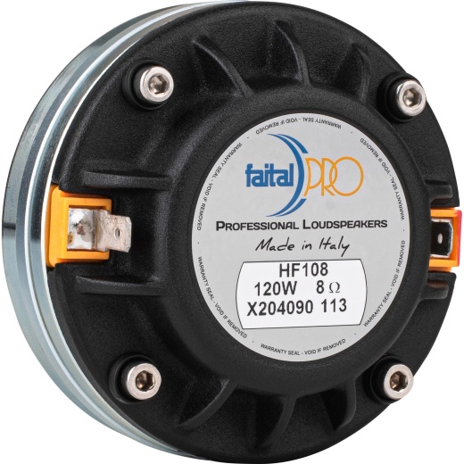 Faitalpro HF108 1" Neodymium Compression Horn Driver 8 Ohm 2/3-Bolt