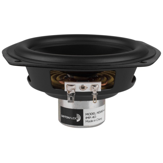 Dayton Audio Nd140-4 5-1/4" Aluminum Cone Midbass Neo Driver 4 Ohm
