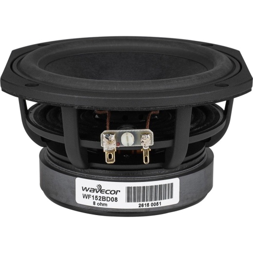 Wavecor WF152BD08 6" Balanced Drive Paper/Glass Fiber Cone Mid-Woofer