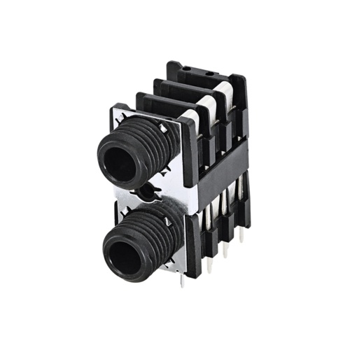 Neutrik NSJ12HF-1 1/4" Stacking Stereo Jack Connector with NRJ-Nut