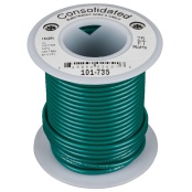 Consolidated 22 AWG Black Solid Hook-Up Wire 100 ft