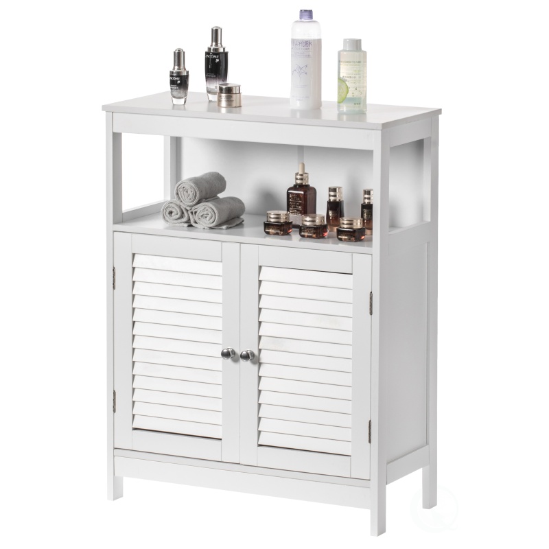 Wooden White Modern Storage Bathroom Vanity Cabinet